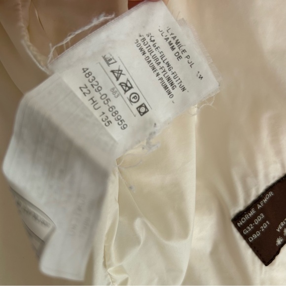 Moncler Vintage Cream Down Jacket Vest - Picture 7 of 13